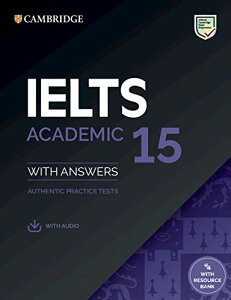 �y���i�z�y��񎞁A�[��1�`3�T�ԁzCambridge IELTS 15 Academic Student�fs Book with answers with Audio�y����E�����ȊO���������z
