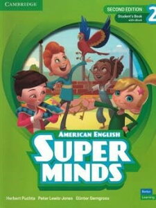 yizy񎞁A[1`3TԁzSuper Minds 2/E American English 2 Studentfs Book with eBooky[ւȈꍇz