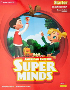 yizy񎞁A[1`3TԁzSuper Minds 2/E American English Starter Studentfs Book with eBooky[ւȈꍇz