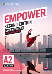 yizy񎞁A[1`3TԁzEmpower 2/E British English Elementary/A2 Studentfs Book with Digital PackyEȊOz