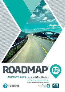 【取寄品】【取寄時、納期1〜3週間】Roadmap Students’ Book & Interactive eBook with digital resources & mobile app A2【メール便を選択の場合送料無料】