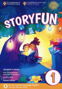 yizy񎞁A[1`3TԁzStoryfun 2nd Edition Level 1 Student Book with Online Activities and Home Fun Booklety[ւȈꍇz