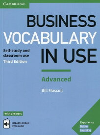 【取寄品】【取寄時、納期1～3週間】Business Vocabulary in Use Advanced 3rd Edition Book with Answers and Enhanced ebook【メール便を選択の場合送料無料】