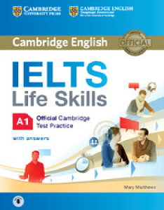 �y���i�z�y��񎞁A�[��1�`3�T�ԁzIELTS Life Skills Official Cambridge Test Practice A1 Student�fs Book with answers and Audio