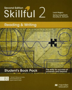 yizy񎞁A[1`3TԁzSkillful 2nd Edition Reading & Writing 2 Student Book/Digital Student Book Packy[ւȈꍇz