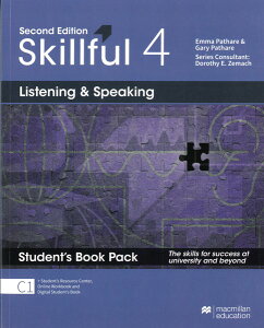yizy񎞁A[1`3TԁzSkillful 2nd Edition Listening & Speaking 4 Student Book/Digital Student Book Packy[ւȈꍇz