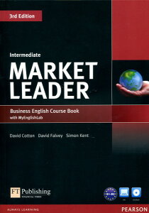 �y���i�z�y��񎞁A�[��1�`3�T�ԁzMarket Leader 3rd Edition Intermediate Coursebook with DVD-ROM and MyLab Access�y����E�����ȊO���������z