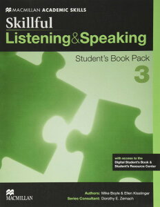 yizy񎞁A[1`3TԁzSkillful Listening & Speaking 3 Student Book/Digital Student Book Packy[ւȈꍇz