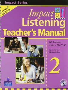 yizy񎞁A[1`3TԁzImpact Listening 2nd Edition 2 Teacherfs Books Manual+CD-ROMyEȊOz