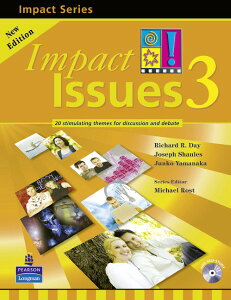yizy񎞁A[1`3TԁzImpact Issues 2nd Edition Level 3 Student Book with CDy[ւȈꍇz