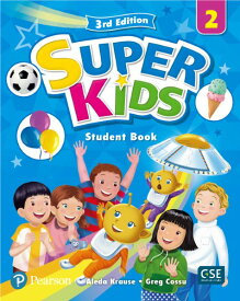 【取寄時、納期1～3週間】SuperKids 3rd Edition 2 Student Book w/ Audio CDs and PEP access code【メール便を選択の場合送料無料】