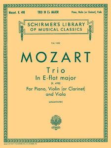 y yizy񎞁A[1Tԁ`10zA sAmOdt σz uP[QV^bgv iPf^Vn^Vaj Trio No. 7 in Eb Major K. 498 /Wolfgang Amadeus Mozarty[ւȈꍇ