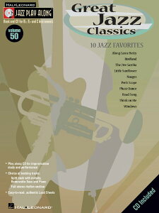 �y�� �y���i�z�y��񎞁A�[��1�T�ԁ`10���z�A�� �O���[�g�E�W���Y�E�N���V�b�N�X Great Jazz Classics (Jazz PlayAlong Volume 50) /Various�y���[���ւ�I���̏ꍇ���������z