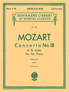 y yizy񎞁A[1Tԁ`10zA sAmt 18 σ KD456 iScorej Concerto No. 18 in B K.456 (2P4H) /Wolfgang Amadeus Mozarty[ւȈꍇz