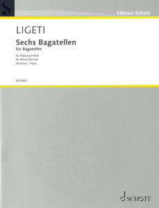 y yizy񎞁A[1Tԁ`10zA ؊ǃATu 6̃oKey؊ǌ܏dtz 6 Bagatelles (Woodwind Quintet Parts) /Gyorgy LigetiyEȊOz