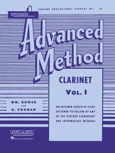 y yizy񎞁A[1Tԁ`10zA Nlbg oN㋉ Nlbg{ 1 Rubank Advanced Method Clarinet Vol.1y[ւȈꍇz