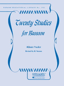 y yizy񎞁A[1Tԁ`10zA oX[ t@Sbĝ߂20K 20 Studies for Bassoon /Albert Vaulety[ւȈꍇz