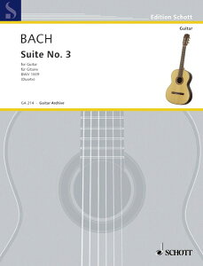 �y�� �y���i�z�y��񎞁A�[��1�T�ԁ`10���z�A�� �����t�`�F���g�� ��3�� BWV 1009 Cello Suite No. 3 BWV 1009 (Guitar) /Johann Sebastian Bach�y���[���ւ�I���̏ꍇ���������z