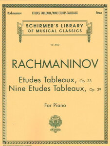 y yizy񎞁A[1Tԁ`10zA GIKȁůGv OpD 33  39 iPianoj Etudes Tableaux Op. 33 & 39 /Sergei Rachmaninoffy[ւȈꍇz