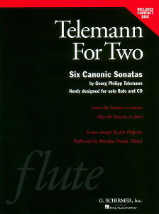 y yizy񎞁A[1Tԁ`10zA t[g\ 2{̃t[ĝ߂̃e}i6̃Jm\i^j iAACtj iFlute Soloj Telemann for Two (6 Canonic Sonatas) /Georg Philipp Telemann