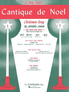�y�� �y���i�z�y��񎞁A�[��1�T�ԁ`10���z�A�� ���₩�ɐ��͂���߂��i�������p�j Cantique de Noel (O Holy Night) M/H (Db) & Pf /Adolphe Adam