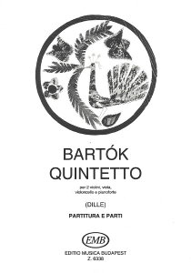 y yizy񎞁A[1Tԁ`10zA yATu sAm܏dt Quintet for 2 Violins Viola Cello and Piano /Bela Bartoky[֕sizyEȊOz