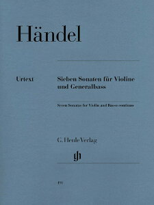 y yizy񎞁A[1Tԁ`10zA 7̃@CIE\i^WiViolin  Pianoj 7 Sonatas (Violin & Basso Continuo) /George Frideric HandelyEȊOz