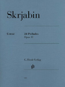 y yizy񎞁A[1Tԁ`10zA 24̑Ot OpD 11 iPianoj 24 Preludes Op. 11 /Alexander Skrjabiny[ւȈꍇz