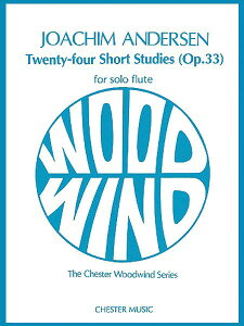 y yizy񎞁A[1Tԁ`10zA t[g 24̏K i33 iFlutej TwentyFour Short Studies Op. 33 /Joachim Anderseny[ւȈꍇz