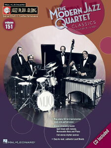 y yizy񎞁A[1Tԁ`10zA UE_EWYEJebgENVbNXiCDtj Modern Jazz Quartet Classics (Jazz PlayAlong 151) /Modern Jazz Quartety[ւȈꍇ