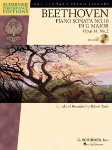 y yizy񎞁A[1Tԁ`10zA \i^10ԕσz i14|2isAm\^CDtj Beethoven: Sonata No. 10 in G Major Opus 14 No.2 /edited & recorded by Robert Taub Schirmery[ւI