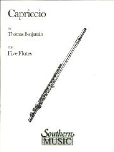 楽譜 【取寄品】【取寄時、納期1週間〜10日】輸入 フルートアンサンブル カプリチオ (Flute Quintet) Capriccio /Thomas Benjamin【メール便を選択の場合送料無料】