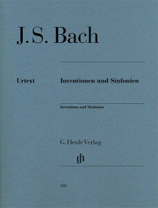 y yizy񎞁A[1Tԁ`10zA CFVƃVtHjA i23̃CFVj iwԍLj Inventions and Sinfonias (with Fingerings) /Johann Sebastian BachyE