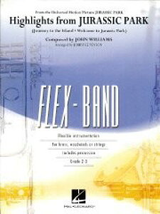 y yizy񎞁A[1Tԁ`10zA tbNX uWVbNEp[NvnCCg Highlights from Jurassic Park (FlexBand) /John WilliamsyEȊOz