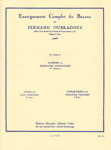 y yizy񎞁A[1Tԁ`10zA oX[ t@Sbĝ߂̓ۗK 1 Enseignement Complet du Basson Volume 1 /Fernand OubradousyEȊOz