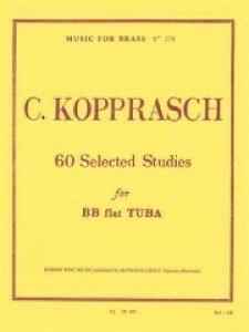 �y�� �y���i�z�y��񎞁A�[��1�T�ԁ`10���z�A�� 60�̗��K�ȏW �i�e���[�o�j 60 Selected Studies (BB flat Tuba) /C. Kopprasch�y����E�����ȊO���������z