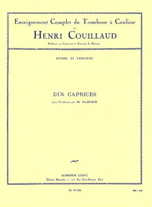 y yizy񎞁A[1Tԁ`10zA g{[\ 10̃JvX iTrombone soloj 10 Caprices /Michel Blegery[ւȈꍇz