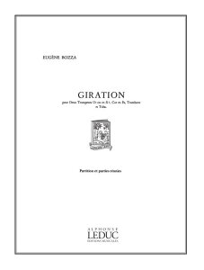 y yizy񎞁A[1Tԁ`10zA ǃATu W[V iBrass Quintetj Giration /Eugene BozzayEȊOz