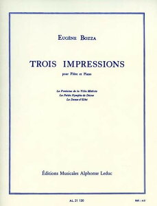 y yizy񎞁A[1Tԁ`10zA t[g\ 3̈ 3 Impressions (Flute & Piano) /Eugene Bozzay[ւȈꍇz