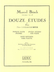 y yizy񎞁A[1Tԁ`10zA t[g 12̗K 12 Etudes (Flute) /Marcel BitschyEȊOz