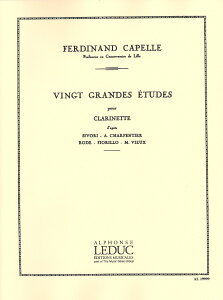 y yizy񎞁A[1Tԁ`10zA Nlbg 20̑K iClarinetj 20 Grandes Etudes /Ferdinand CapelleyEȊOz