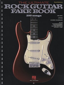 y yizA THE ULTIMATE ROCK GUITAR FAKE BOOK 200 SONGSyEȊOz