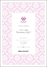 楽譜 【取寄品】CSO1 ノクターン・Op．7（フランツ・シュトラウス）（テューバ＋ピアノ）【Nocturno Op．7】
