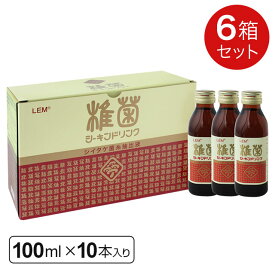 LEM 椎菌 シーキンドリンク レギュラータイプ (100ml×10本)【6箱セット】シイタケ菌糸体 ably