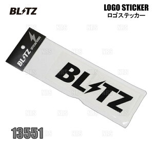 BLITZ �u���b�c Logo sticker ���S�X�e�b�J�[ BLACK �i�u���b�N�j 150mm (1������) (13551