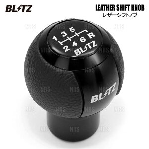 BLITZ �u���b�c LEATHER SHIFT KNOB ���U�[�V�t�g�m�u (�u���b�N) �V�r �b�N type-R FL5 K20C 2022/9�` MT�� (14020
