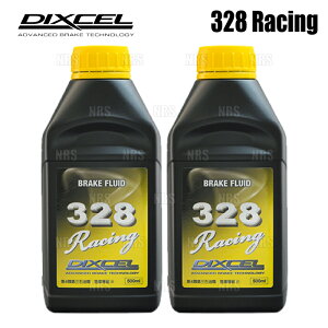 DIXCEL �f�B�N�Z�� 328 Racing ���[�V���O �u���[�L�t���[�h 0.5L 2�{�Z�b�g (RF328-01-2S