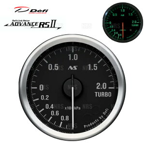 Defi �f�t�B �A�h�o���XRS2/II ��52 �^�[�{�v 200kPa���f�� �� 80s�O���[�� -100kPa�`+200kPa (DF20501