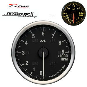 Defi �f�t�B �A�h�o���XRS2/II ��60 �^�R���[�^�[ �� 70s�z���C�g 0RPM�`9000RPM (DF21902