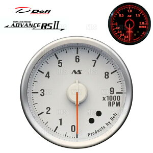 Defi �f�t�B �A�h�o���XRS2/II ��60 �^�R���[�^�[ �� 90s���b�h 0RPM�`9000RPM (DF21904
